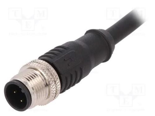 Ficha, M12, PIN: 4, macho, código A-DeviceNet / C.