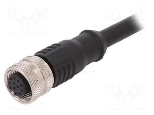 Ficha, M12, PIN: 12, fêmea, código A-DeviceNet / .
