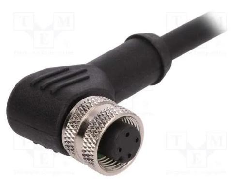 Ficha, M12, PIN: 4, fêmea, código A-DeviceNet / C.