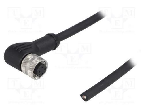 Ficha, M12, PIN: 4, fêmea, código A-DeviceNet / C.