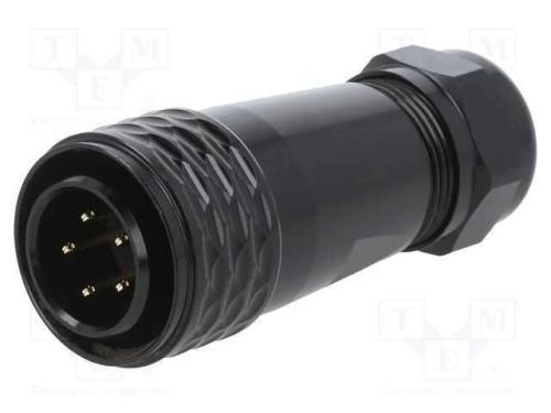 Ficha, SA20, macho, PIN: 5, IP67, 8÷12mm, 10A, so.