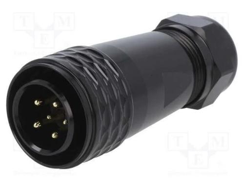 Ficha, SA20, macho, PIN: 6(4+2), IP67, 8÷12mm, so.