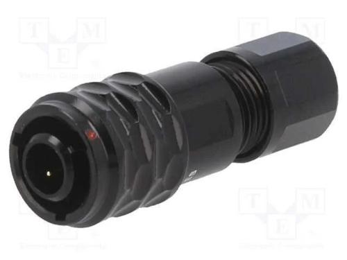Ficha, SA6, macho, PIN: 3, IP67, 3,5÷4mm, 3A, sol.