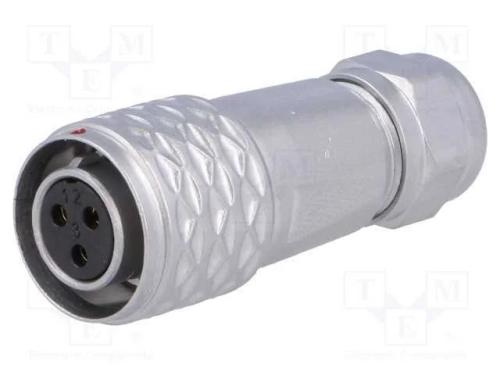 Ficha, SF12, fêmea, PIN: 3, IP67, 4÷6,5mm, 13A, s.