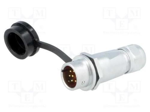 Ficha, SF12, macho, PIN: 7, IP67, 4÷6,5mm, 5A, so.