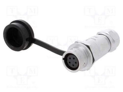 Ficha, SF12, fêmea, PIN: 5, IP67, 4÷6,5mm, 5A, so.