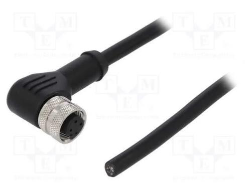 Ficha, M12, PIN: 4, fêmea, código A-DeviceNet / C.