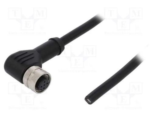 Ficha, M12, PIN: 5, fêmea, código A-DeviceNet / C.