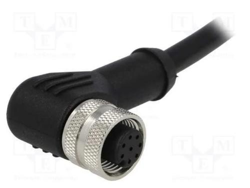 Ficha, M12, PIN: 8, fêmea, código A-DeviceNet / C.