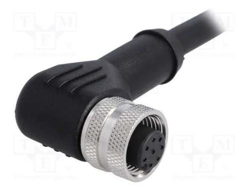 Ficha, M12, PIN: 8, fêmea, código A-DeviceNet / C.