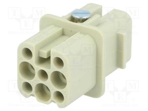 Conector: HDC, inserto de contatos, fêmea, Han Q,.