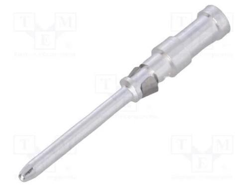 Contacto, macho, 1,6mm, prateado, 0,5mm2, 20AWG, .