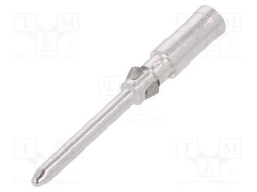 Contacto, macho, 1,6mm, prateado, 1,5mm2, 16AWG, .