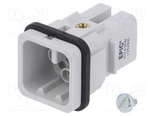 Conector: HDC, macho, EPIC H-D, PIN: 9, 8+PE, tam.