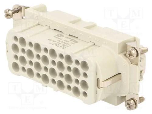 Conector: HDC, inserto de contatos, fêmea, EPIC H.