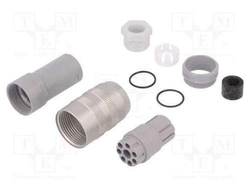 Conector: Din 43651, Ficha, Nr, Fêmea, Pin: 7, Sem Contactos, 10a