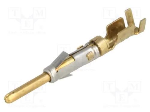 Contacto, Macho, Dourado, 18awg÷16awg, Cb, a Granel, Cerrar, 10a
