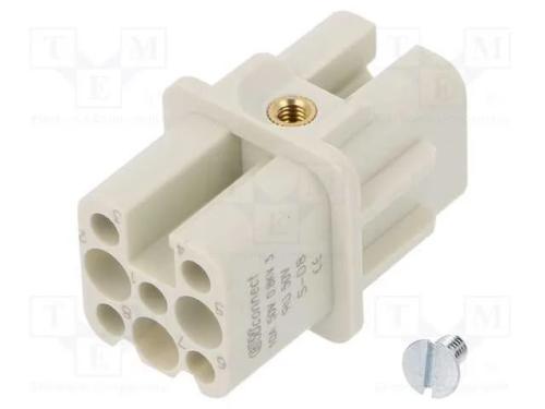 Conector: HDC, inserto de contatos, fêmea, S-D8, .