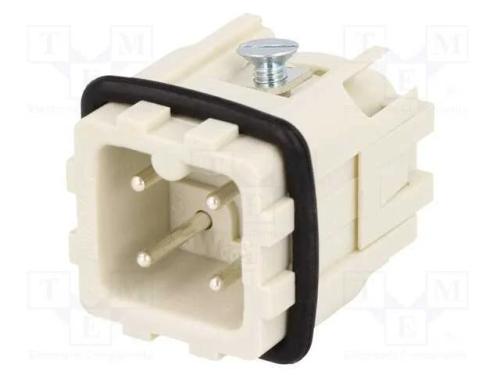 Conector: HDC, inserto de contatos, macho, S-A, P.