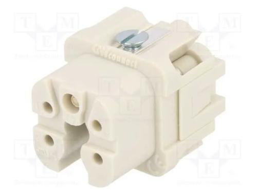 Conector: HDC, inserto de contatos, fêmea, S-A, P.