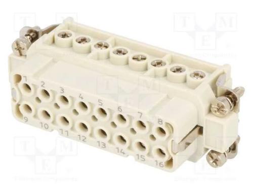 Conector: HDC, inserto de contatos, fêmea, S-A, P.
