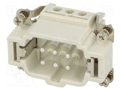 Conector: HDC, inserto de contatos, macho, S-E, P.