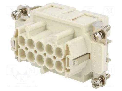 Conector: HDC, inserto de contatos, fêmea, S-EP, .