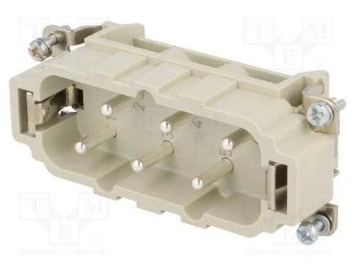 Conector: HDC, inserto de contatos, macho, Han Hs.