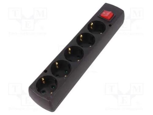 Conector: de alimentação, fêmea, multiplicador, 2.