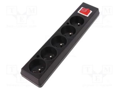 Conector: de alimentação, fêmea, multiplicador, 2.