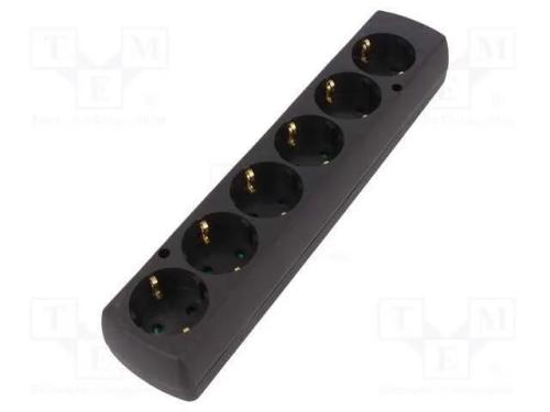 Conector: de alimentação, fêmea, multiplicador, 2.