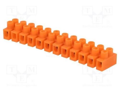 Bloco terminal, terminal parafusado, 2,5mm2, 400V.