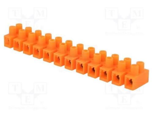 Bloco terminal, terminal parafusado, 6mm2, 400V, .