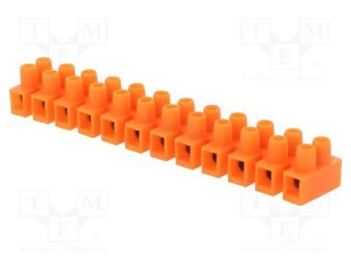 Bloco terminal, terminal parafusado, 10mm2, 400V,.