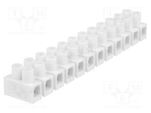 Bloco terminal, terminal parafusado, 6mm2, 400V, .