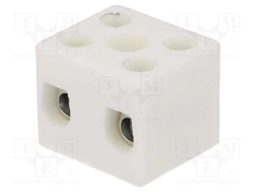 Bloco terminal, terminal parafusado, 10mm2, 450V,.