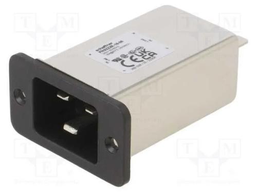 Conector: de alimentação, tomada, macho, 16A, 250.