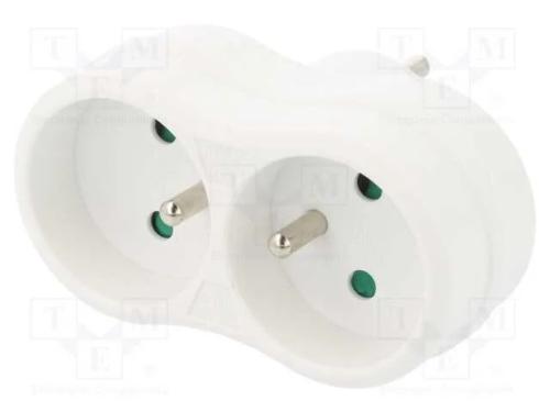Conector: de alimentação, multiplicador, 2P+PE, 2.