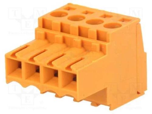Bloco terminal separável, 3,5mm, faixas: 4, simpl.