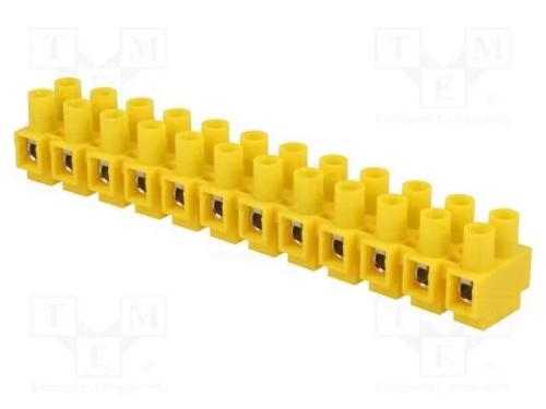 Bloco terminal, terminal parafusado, 0,75÷4mm2, 6.