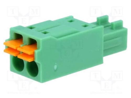 Bloco terminal separável, 3,5mm, faixas: 2, simpl.