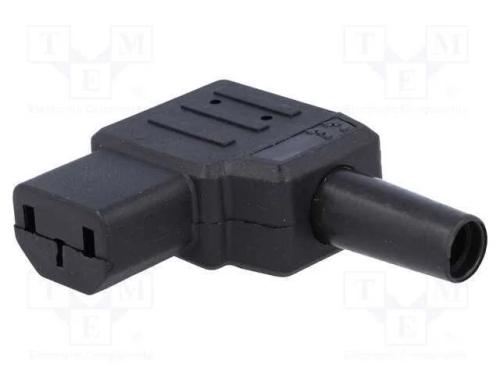Conector: de alimentação, ficha, fêmea, 10A, 250V.