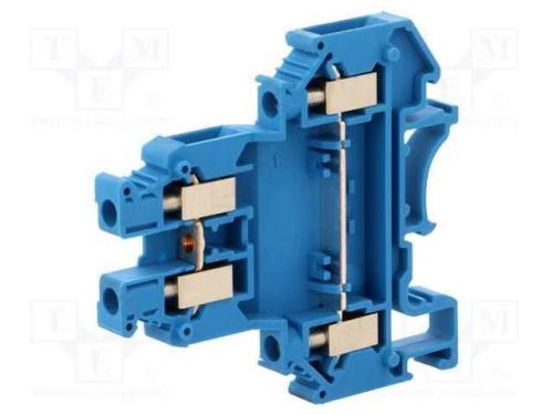 Conector: de carril, 0,2÷4mm2, faixas: 2, braçade.