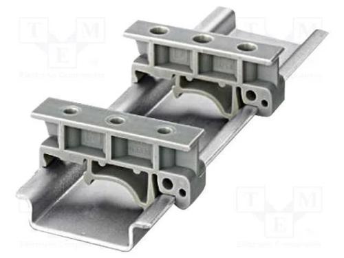 Adaptador de trilho, Larg: 10mm, TS32,TS35, Rosca.