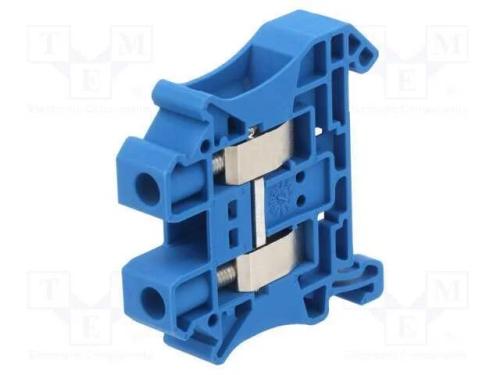 Conector: de carril, terminal parafusado, poliami.
