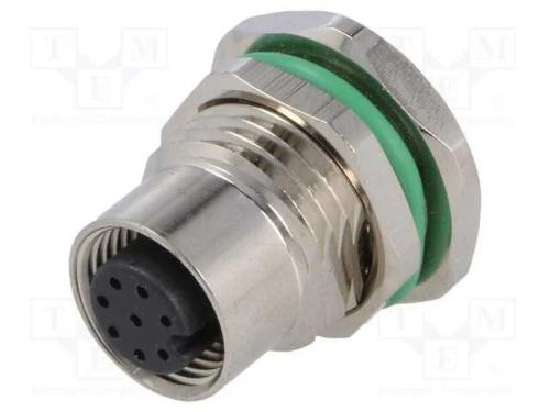 Tomada, M12, Pin: 8, Fêmea, Código A-Devicenet / Canopen, Tht, Ip67