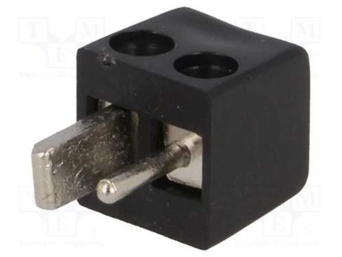 Ficha, para Colunas, Macho, Terminal Parafusado, Preta