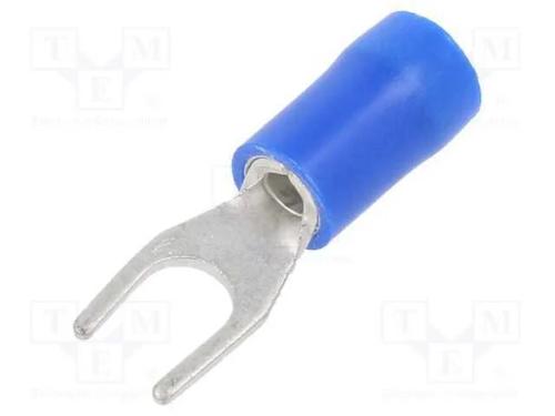 Terminal: terminal forquilha, M4, : 4,3mm, 1,5÷2,.