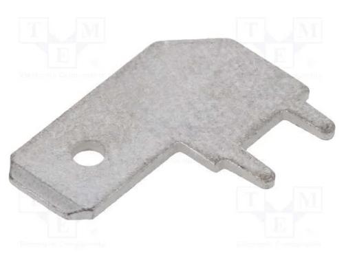 Conetor: Plano, 6,3mm, 0,8mm, Fêmea, Tht, Com.Tot: 16,2mm