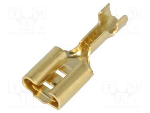 Conetor: plano, 6,3mm, 0,8mm, macho, 0,5÷1mm2, ce.